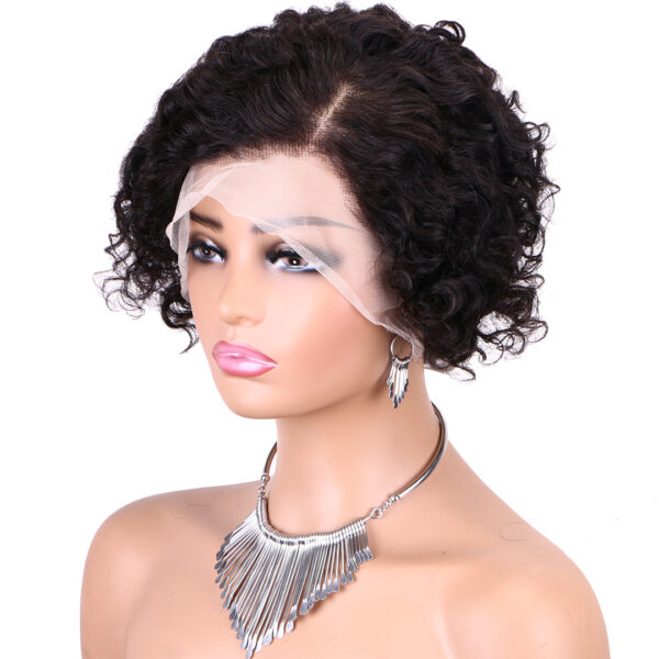 Human wig pixie curly wigs13x4 front lace pixie short curly hair wig